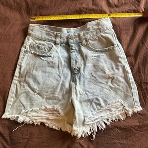 Distressed high waited Denim Women Shorts